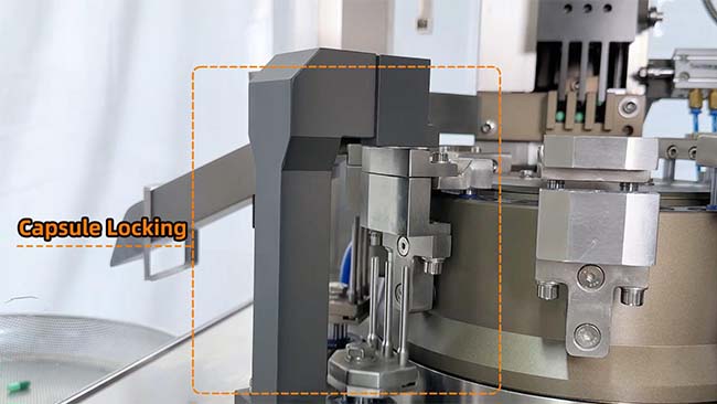 capsule filling machine locking station