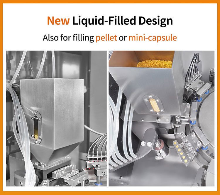 granule liquid filled capsule