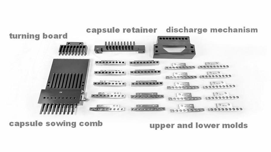 Part of capsule filling machine molds
