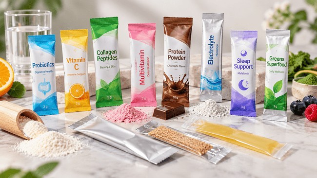 Stick Pack Packaging for Powder & Granule Supplements