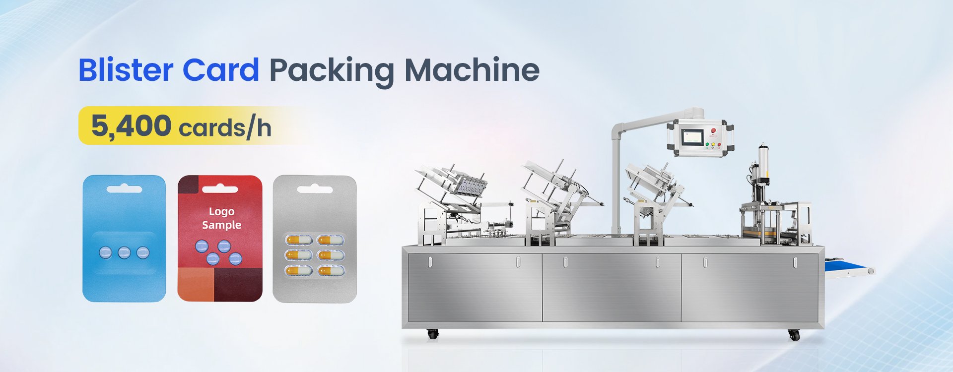 blister card packing machine
