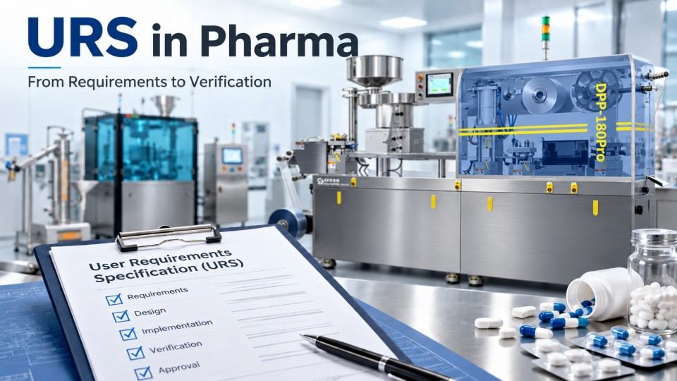 ما هي مواصفات متطلبات المستخدم (URS) في قطاع الأدوية؟ أمثلة، ونموذج، ومتطلبات المعدات