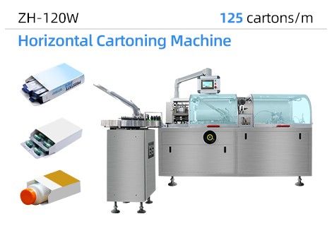 آلة تعبئة علب الكرتون الأفقية ZH-120W
