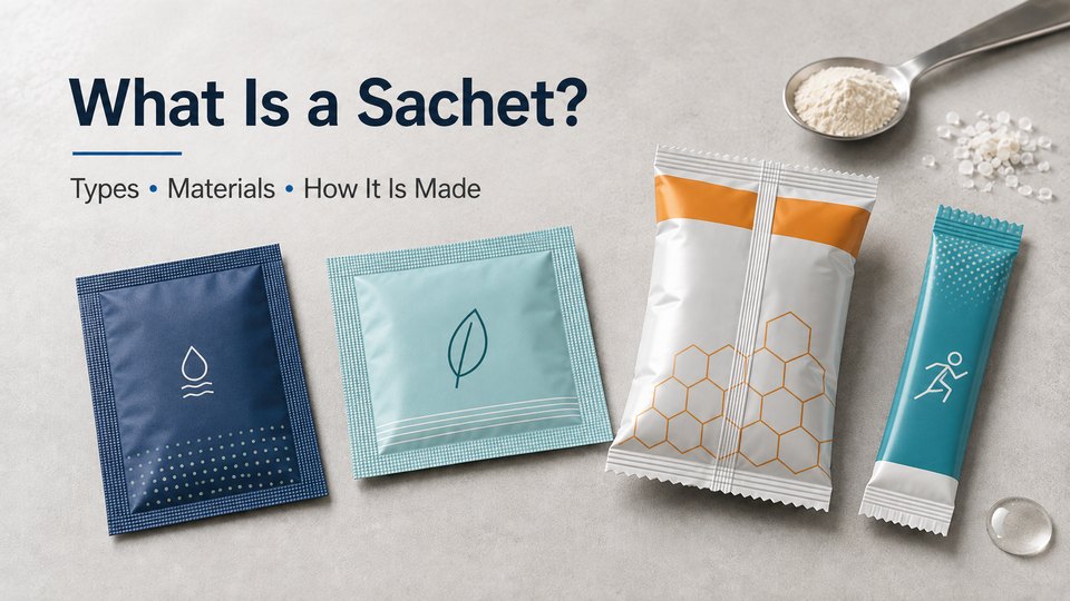 ما هو الكيس (Sachet)؟ دليل كامل لتغليف الأكياس، وأنواعها، وكيفية صنعها
